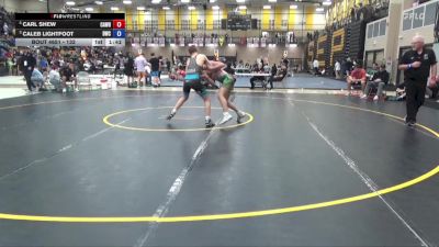 132 lbs Cons. Semis - Carl Shew, Caveman Wrestling vs Caleb Lightfoot, Dubuque Wrestling Club