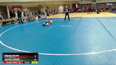 88 lbs Finals (8 Team) - Dominic Franco, Dassel-Cokato-Litchfield vs Trevor Wilson, Grand Rapids