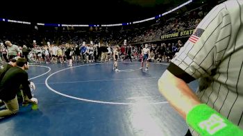 105 lbs Quarterfinal - Hayes Cox, Hempfield vs Mack Apel, North Allegheny