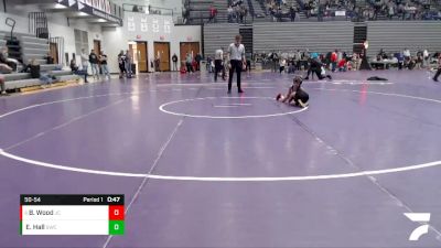 50-54 lbs Cons. Round 3 - Blake Wood, Jay County vs Easton Hall, Greentown Wrestling Club