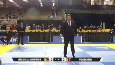 Natalee Funegra vs Maria Eduarda Aguiar Martim 2025 Pan Jiu Jitsu IBJJF Championship