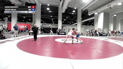 Cons. Round 3 - David Burchett, Basement Brawlers Wrestling Club vs Devon Wells, Granite Wrestling Club