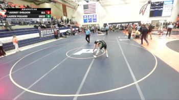 155 lbs 3rd Place Match - Lauren Piquard, Geneseo vs Audrey Sheldon, Batavia
