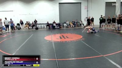 92 lbs Round 1 (8 Team) - Brody Compau, Michigan Blue vs Maximilian Holley, Ohio Red