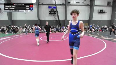 14U Boys Festival FS FS - 105 lbs Cons. Semis - Isaac Apodaca, Mat Demon Wrestling Club vs Brayden Gillespie, Tahoma Jr. Bears Wrestling Club
