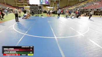 285 lbs Quarterfinal - Logan Bender, Pinnacle Wrestling Club vs Shilo Jones, Team Idaho Wrestling Club