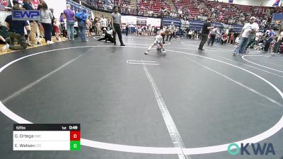 52 lbs Round Of 16 - Gabriel Ortega, CacheWrestlingClub vs Elliott Watson, Comanche Takedown Club