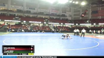 120 lbs Champ. Round 2 - Dyllon Dahl, Boise vs Tyler Irish, Rocky Mountain