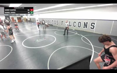 165 lbs Cons. Round 4 - Jared Castro, Legacy Wrestling Center vs Daniel Jones, Manhattan Beach