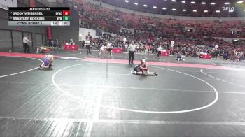 105 lbs Cons. Round 5 - Brantley Hocking, Warrior Youth Wrestling vs Brody Weisensel, Berlin Youth Wrestling Club