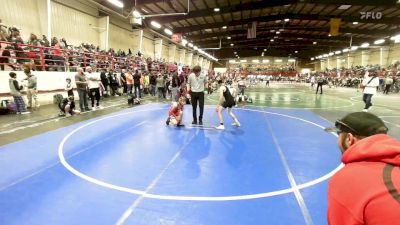 85 lbs Consi Of 4 - Terran Sutherlin, Durango WC vs Lucas Simpson, Meeker