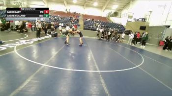 106 lbs Champ. Round 3 - Caden Lacy, Springville vs Cache Collard, Emery