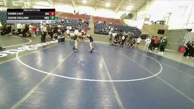 106 lbs Champ. Round 3 - Caden Lacy, Springville vs Cache Collard, Emery