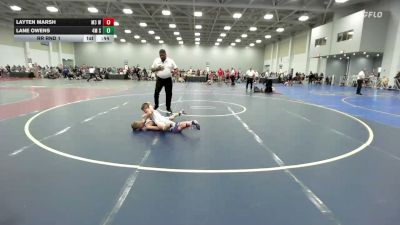 70 lbs Rr Rnd 1 - Layten Marsh, M3 Wrestling Academy - EL vs Lane Owens, 4M Strength - EL