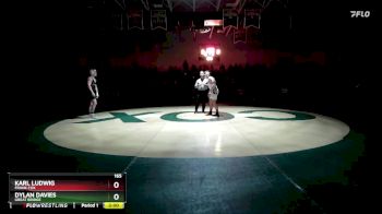 165 lbs 1st Place Match - Karl Ludwig, Frank Cox vs Dylan Davies, Great Bridge