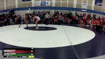 132 lbs Champ Round 1 (16 Team) - Aymen Ahmed, East Noble vs Gunner Butt, New Palestine