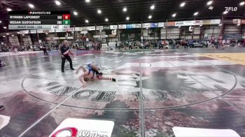 132 lbs Champ. Round 2 - Regan Gustafson, Stanley Wrestling Club vs Rykken LaForest, Darkhorse