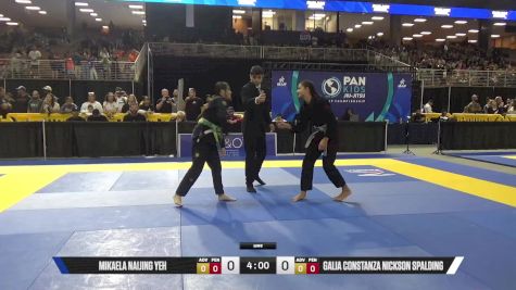 Galia Constanza Nickson Spalding vs Mikaela Naijing Yeh 2025 Pan Kids Jiu-Jitsu IBJJF Championship