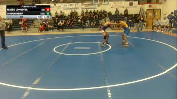 175 lbs Finals (8 Team) - Mateo Longoria, Coolidge High School vs Jayden Reina, Casa Grande Union High School