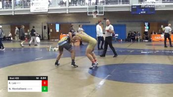 Consolation - Austin Lee, Pittsburgh-Johnstown Unattached vs Nicholas Montalbano, American Unattached