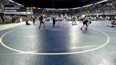 157 lbs Consy 1 - Justin Bennethum, Northern Lebanon vs Jack Krammes, Schuylkill Haven