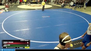 113 lbs Champ. Round 1 - Owen Yennie, Byron vs Jake Kos, Simley