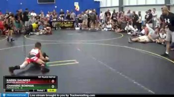 52 lbs Finals (8 Team) - Channing Bowman, Pomona Elite vs Kaiden Galindez, Backyard Brawlers