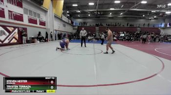 285 lbs Champ. Round 1 - Steven Hester, Miyamura vs Trysten Terraza, Campo Verde High School