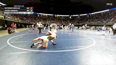 125 lbs Round Of 32 - Kaydence Sinclair, Central Cambria vs Louise Cromley, Milton