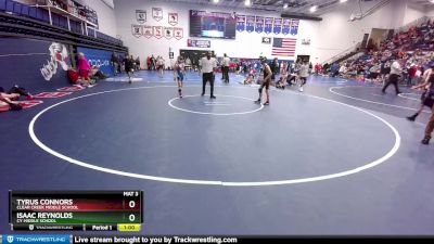 85 lbs Cons. Round 3 - Tyrus Connors, Clear Creek Middle School vs Isaac Reynolds, CY Middle School