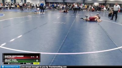 Silver 125 lbs Cons. Semi - Grant Madl, Wisconsin-La Crosse vs Austin Grzywinski, St. Cloud State