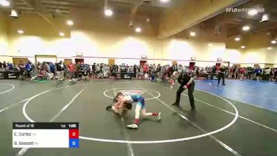51 lbs Round Of 16 - Elijah Cortez, California vs Bo Bassett, Pennsylvania