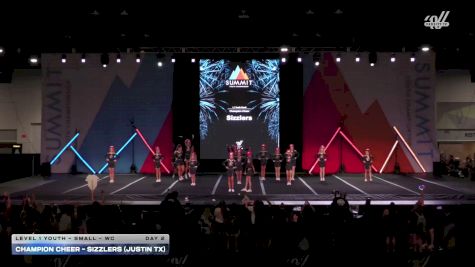 Champion Cheer - Sizzlers (Justin TX) [2026 L1 Youth - Small - WC Day 2] 2026 The Youth Summit