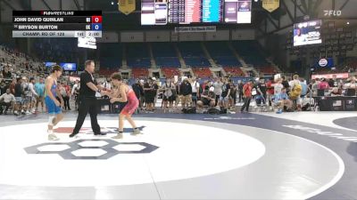 138 lbs Champ. Rd Of 128 - John David Quinlan, MI vs Bryson Burton, OK