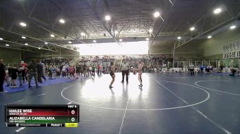 120 lbs Cons. Round 2 - Alizabella Candelaria, 208 Badgers vs Hailee Wise, Sons Of Atlas