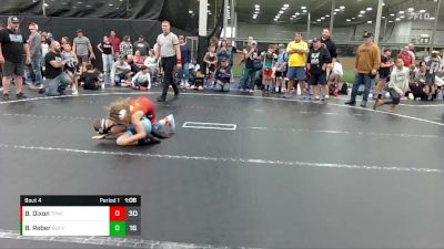 80 lbs Placement (4 Team) - Brooke Dixon, Terps Northeast ES vs Brennan Reber, Buffalo Valley WC