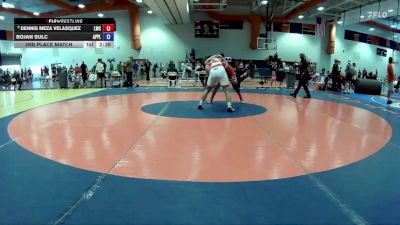 190 lbs 3rd Place Match - Bojan Sulc, Palm Wrestling Academy vs Dennis Meza Velasquez, Legend Wrestling Club