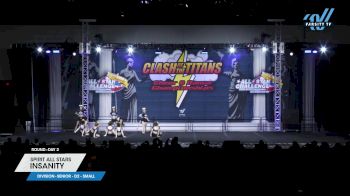 Spirit All Stars - INSANITY [2024 L2 Senior - D2 - Small Day 2] 2024 ASC Clash of the Titans Schaumburg & CSG Dance Grand Nationals
