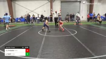 85 lbs Quarterfinal - Dominik Priester, Bergen Area Dragons vs Jordan Kadir, Trwc