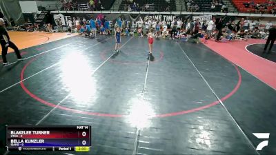 65 lbs Round 2 (8 Team) - Blakelee Turner, Utah vs Bella Kunzler, Idaho