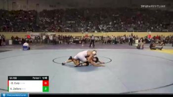 5A-160 lbs Cons. Round 1 - Dakota Culp, Claremore vs Ashton Zellers, Bishop Kelley