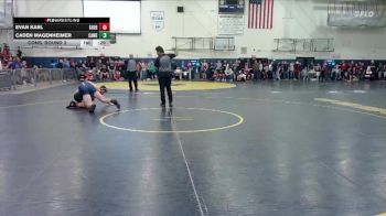 175 lbs Cons. Round 3 - Evan Karl, Sherwood vs Caden Magenheimer, Canby