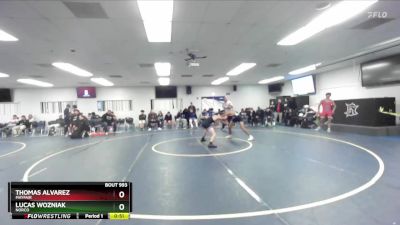 132 lbs Cons. Round 3 - Lucas Wozniak, Norco vs Thomas Alvarez, Mayfair