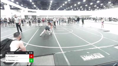 136 lbs Round Of 16 - Sophia Rimbert, Top Rank vs Paige Fletcher, Sierra Sabers