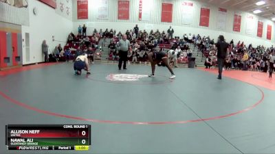 190 lbs Cons. Round 1 - Allison Neff, United vs Nawal Ali, Olentangy Orange