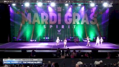 Encore Training LLC - Pink Dreams Majesty [2026 L1 Tiny - Novice - Restrictions Day 1] 2026 Mardi Gras Grand Nationals