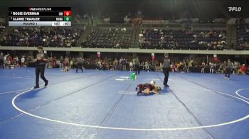 60 lbs Round 1 - Rosie Everman, Immortal Athletics WC vs Claire Traxler, Pinnacle Wrestling Club