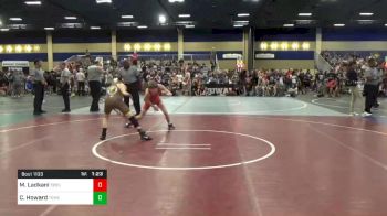 Match - Michael Ladkani, Tesoro High School vs Cj Howard, Temecula Valley High School