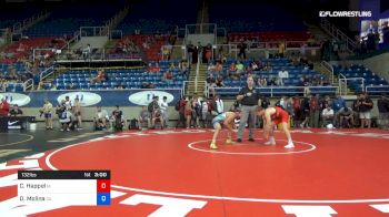 132 lbs Rnd Of 64 - Cael Happel, Iowa vs Daymeond Molina, California