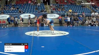 138 lbs Rnd Of 128 - Daegen Griffin, Oklahoma vs Kaeden Berger, Pennsylvania